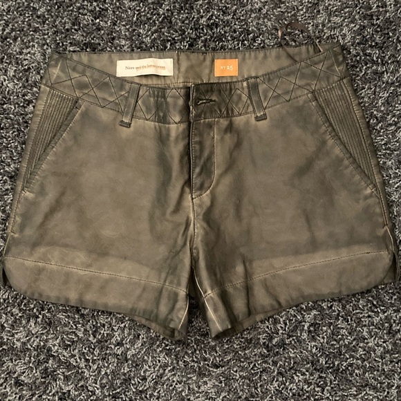 Anthropologie Pilcro and the Leatherpress faux leather shorts - Picture 5 of 7